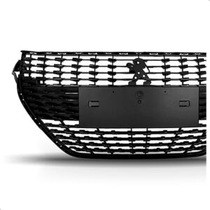 Grade Radiador P/ Peugeot 208 2020 2021 2022 2023 2024 Preta Preto Fosco