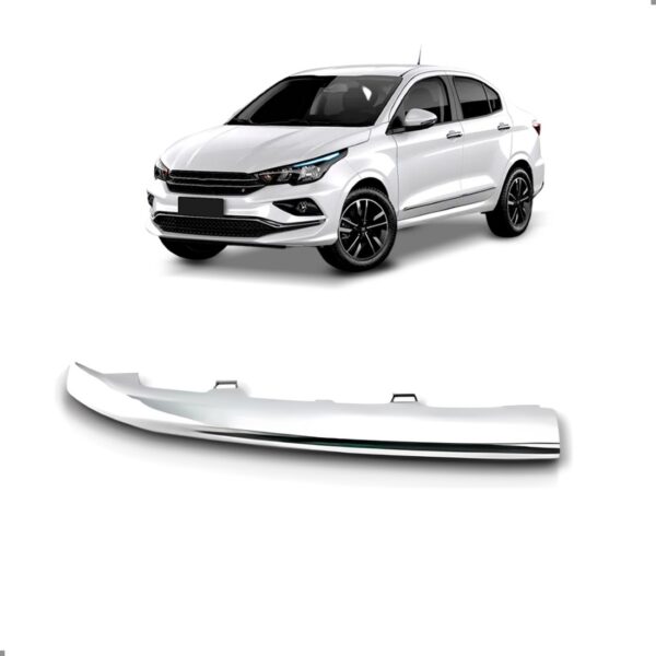 Friso Grade Dianteiro Superior Cronos 2023 A 2024 Cromado Lado Esquerdo