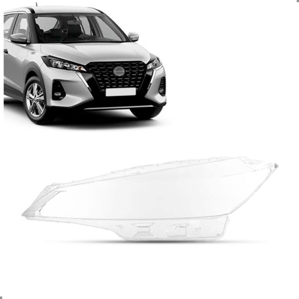Lente Farol Para Nissan Kicks 2022 2023 2024 Acrilico Lado Esquerdo