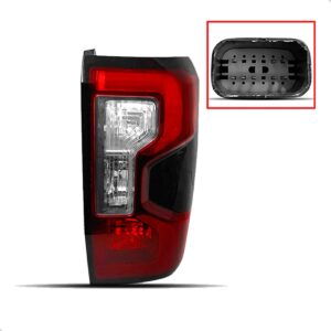 Lanterna Para Ford Ranger 2024 A 2025 Full Led 8p 1ª Linha Direito/passageiro Vermelho
