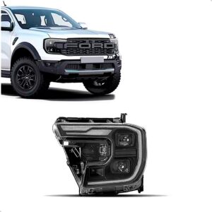 Farol Ranger Raptor 2024 2025 Full Led 9 Pinos C/ Reator Lado Esquerdo