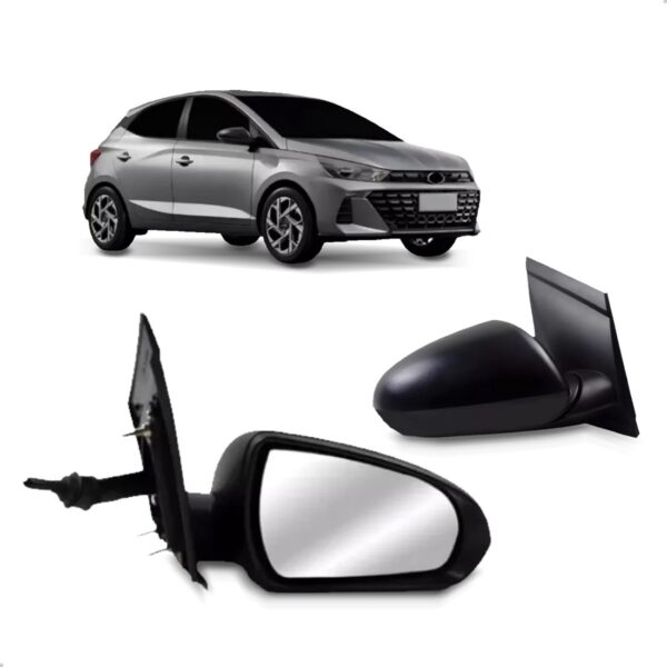 Retrovisor Externo Hb20 2023 A 2025 Eletrico Sem Sinaleira Lado Direito