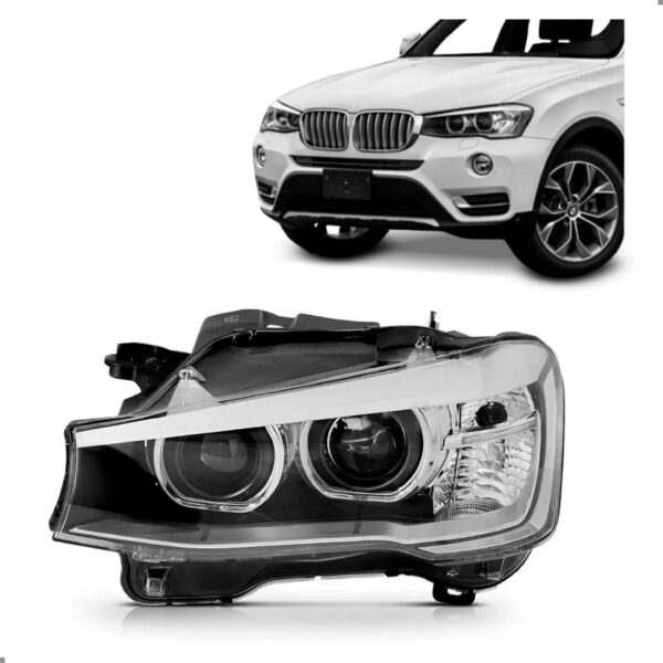 Farol Para Bmw X3 X4 2015 2016 2017 1ª Linha Esquerdo/motorista