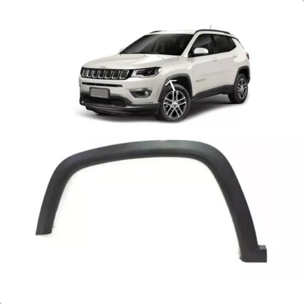 Alargador Paralama Compass 2017 A 2021 Vao Roda Dianteira Lado Esquerdo