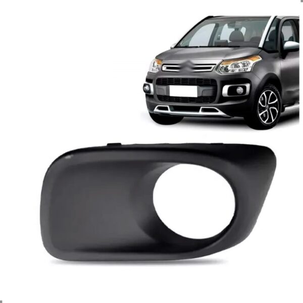 Moldura Milha C3 Aircross 2011 12 13 14 2015 Com Furo Lado Esquerdo