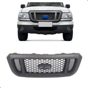 Grade Radiador Ranger 2004 2005 2006 2007 2008 2009 Cinza Plástico