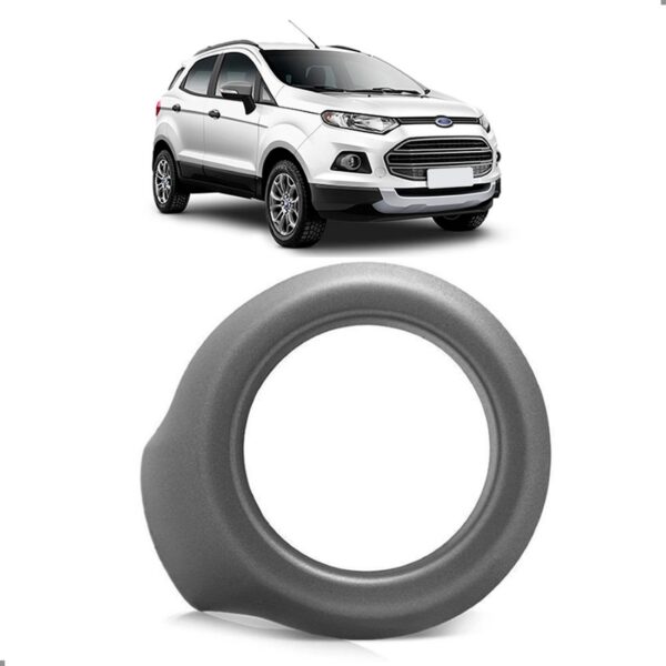 Moldura Milha Ecosport 2013 2014 2015 2016 2017 Cinza Lado Esquerdo