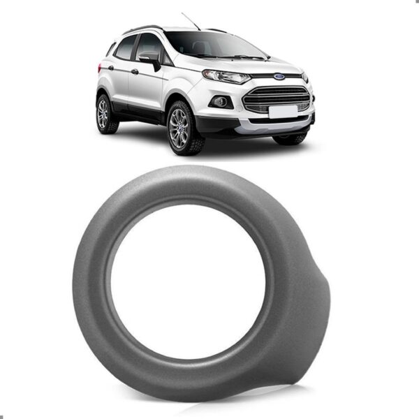 Moldura Milha Ecosport 2013 2014 2015 2016 2017 Cinza Lado Direito