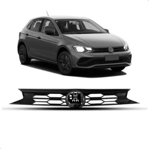 Grade Radiador P/ Volkswagen Polo 23 A 25 C/ Friso Cromado Plástico