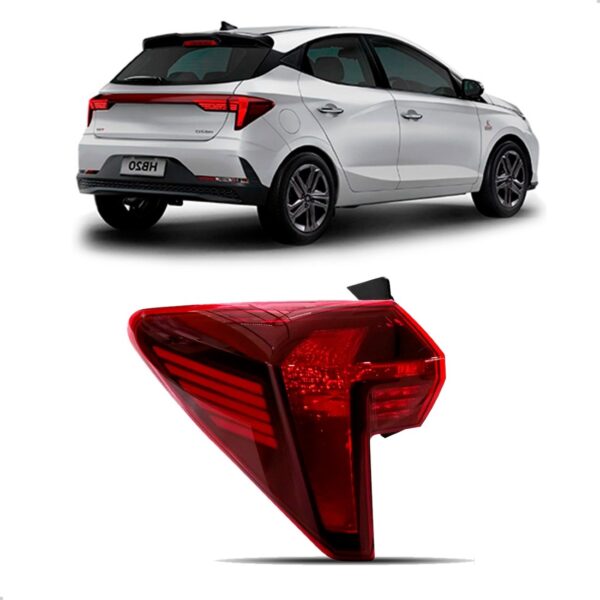 Lanterna Traseira Para Hb20 Hatch 2023 2024 2025 S/led Canto Lado Esquerdo