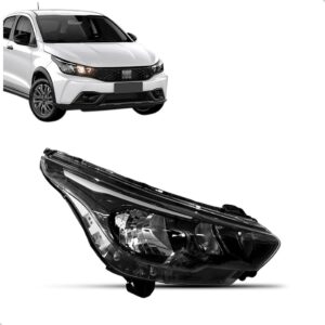 Farol Para Fiat Argo 2024 A 2025 Sem Led Foco Duplo 1ª Linha Direito/passageiro