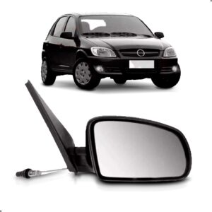 Retrovisor Celta 2007 A 2016 C/controle Capa Texturizada Lado Direito