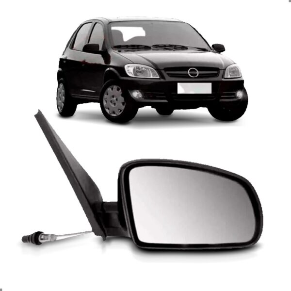 Retrovisor Celta 2007 A 2016 C/controle Capa Texturizada Lado Direito