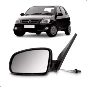 Retrovisor Celta 2007 A 2016 C/controle Capa Texturizada Lado Esquerdo