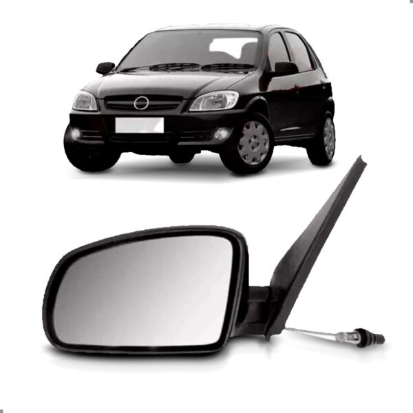 Retrovisor Celta 2007 A 2016 C/controle Capa Texturizada Lado Esquerdo