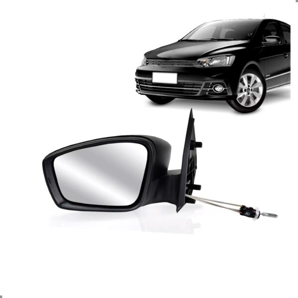 Retrovisor Gol 2013 A 2021 G6 G7 G8 Texturizado Com Controle Lado Esquerdo
