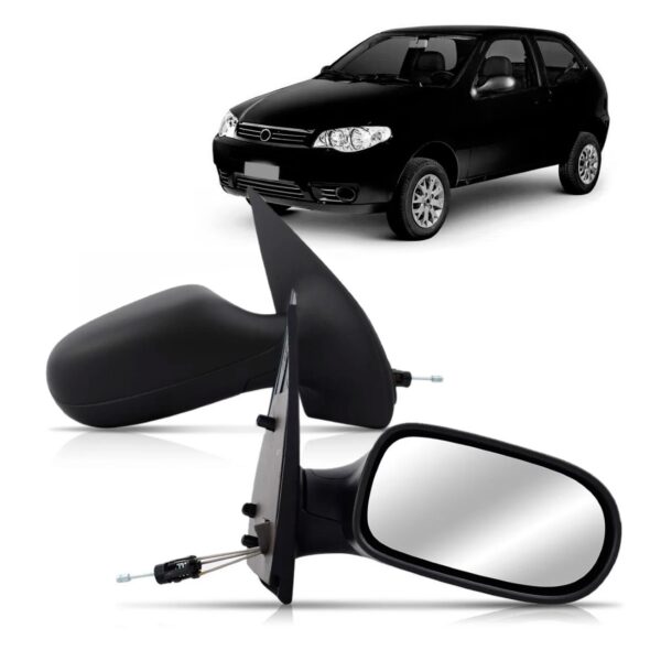 Retrovisor Palio 2011 2012 2013 Manual 02 Portas Lado Direito