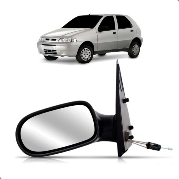 Retrovisor Palio 2011 2012 2013 Manual 04 Portas Lado Esquerdo