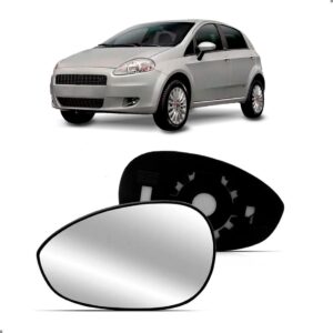 Lente Retrovisor Punto Linea 2007 2008 2009 2010 2011 A 2016 Lado Esquerdo