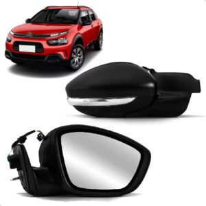 Retrovisor C4 Cactus 2019 A 2024 Com Sinaleira Com Sonda Lado Direito