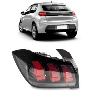 Sinaleira Traseira Para Peugeot 208 2020 21 22 23 2024 Fume Lado Esquerdo