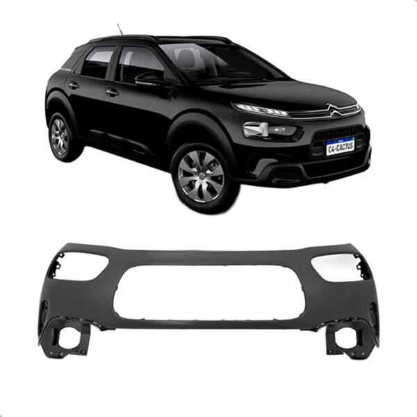 Parachoque Dianteiro Citroen C4 Cactus 2019 A 2024 1a Linha - Preto