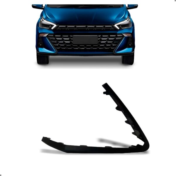 Moldura Parachoque Dianteiro Para Hb20 2023 2024 2025 2026 Lado Direito