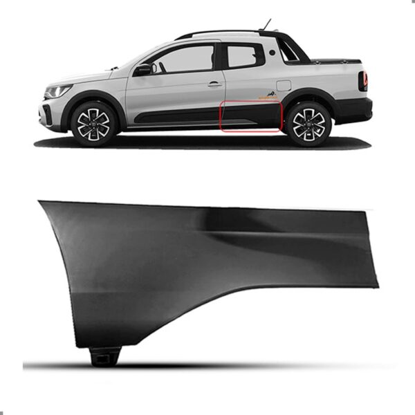 Friso Lateral Traseiro Para Saveiro Extreme 2023 A 2026 Direito/passageiro