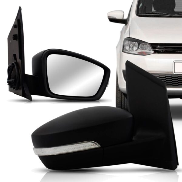 Retrovisor Eletrico Fox 2010 2011 2012 2013 2014 Com Pisca Lado Esquerdo