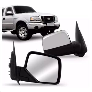 Retrovisor Ranger 2005 2006 2007 2008 2009 Manual Cromado Lado Direito