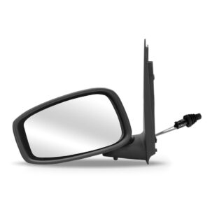 Retrovisor Stilo 2002 A 2007 Com Controle Manual Capa Lado Esquerdo