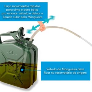 Mangueira Mecanica Esvaziar Tanque E Liquidos Magiflux