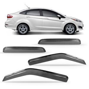 Jogo Calha Chuva New Fiesta Sedan 2010 À 2018 4 Portas Fumê