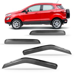 Calha Defletor De Chuva Ecosport 2017 2018 4 Portas Fumê