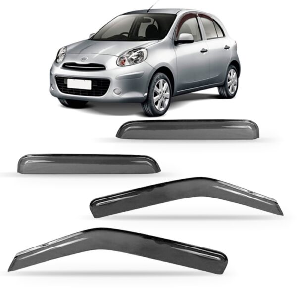 Jogo Calha Chuva March 2011 À 2018 4 Portas. Fumê