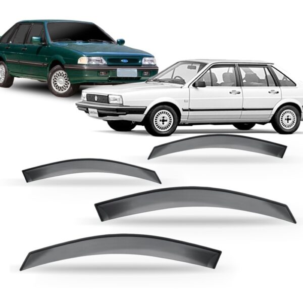 Calha Chuva Defletor Santana Versailles 1984 Até 1999 4p Fumê