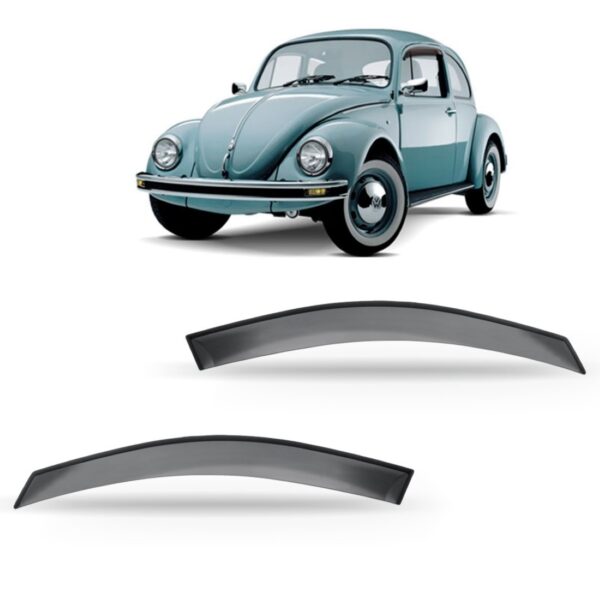 Calha Defletor De Chuva Para Fusca 1960 A A 1995 Acrílico Fumê