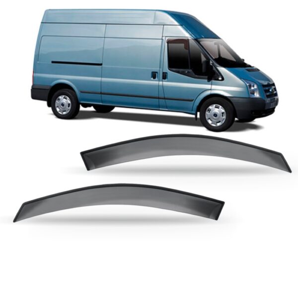 Calha Chuva Defletor Ford Transit 2010 À 2015 02 Portas Fumê