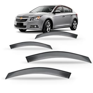 Calha Chuva Cruze Hatch 2012 À 2016 4 Portas Fumê