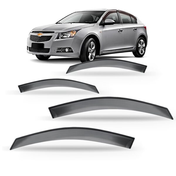 Calha Chuva Cruze Hatch 2012 À 2016 4 Portas Fumê