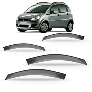 Calha Chuva Defletor Idea 2005 2006 2007 2008 4p Fumê