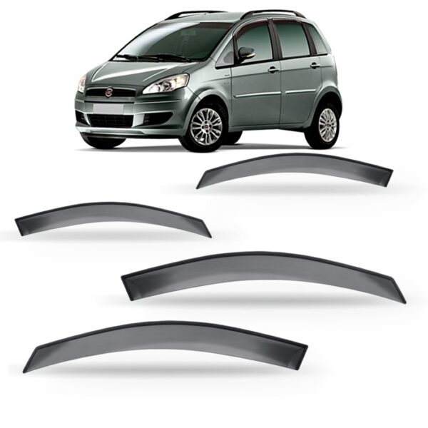 Calha Chuva Defletor Idea 2005 2006 2007 2008 4p Fumê