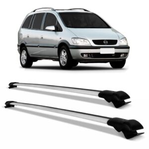 Suporte Rack De Teto Zafira 1998 A 2012 Slim Aluminio Prata Prata