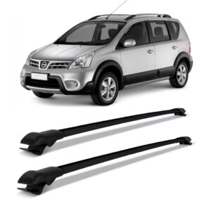 Rack Teto Travessa Livina X-gear 2008 A 2017 Slim Preto Preto