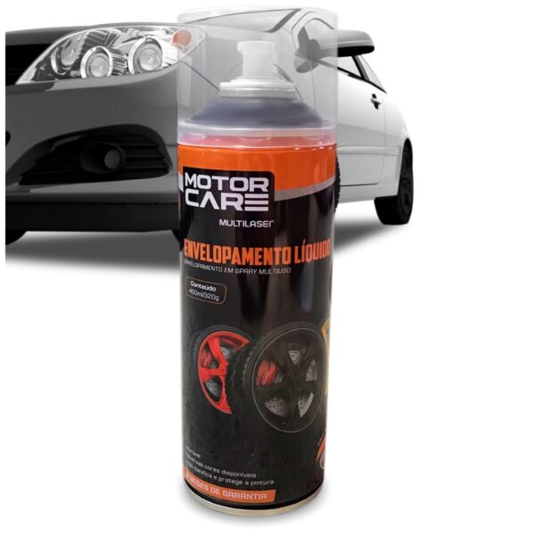 Envelopamento Líquido Preto Fosco 400ml Multilaser.