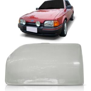 Lente Farol Principal Escort 1987 88 89 90 91 92 93 94 1995 Lado Esquerdo