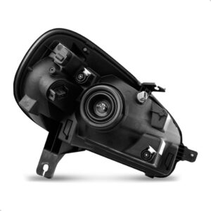 Farol Uno 2015 2016 2017 2018 Mascara Negra Fumê 1ª Linha - Esquerdo/motorista