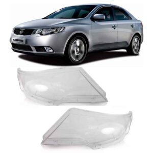 Lente Farol Kia Cerato 2009 2010 2011 2012 Lado Esquerdo
