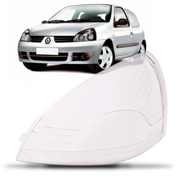 Lente Farol Renault Clio 2003 04 05 06 07 08 09 10 11 2012 Lado Direito