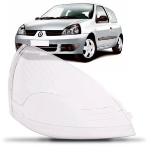 Lente Farol Renault Clio 2003 04 05 06 07 08 09 10 11 2012 Lado Esquerdo